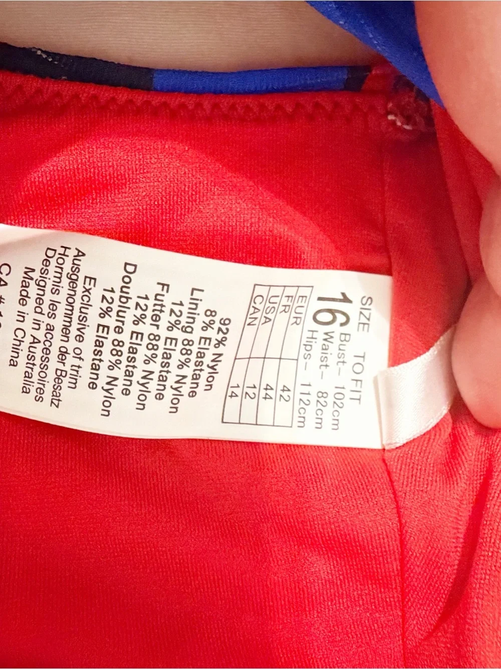 Seafolly size 16